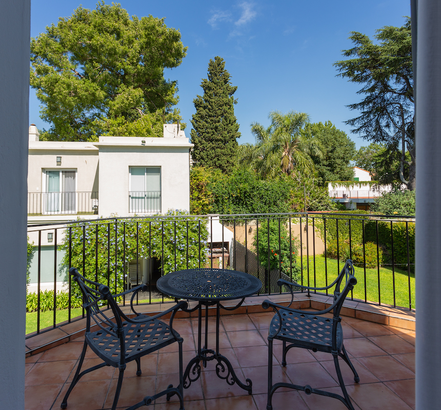 Habitación de los Pájaros vista balcon